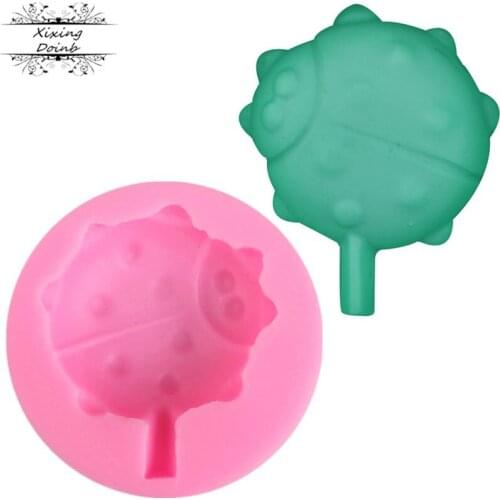 DIY beetle shape silica gel mold soft candy cake decoration tool chocolate candy craft Kitchen Baking accessories