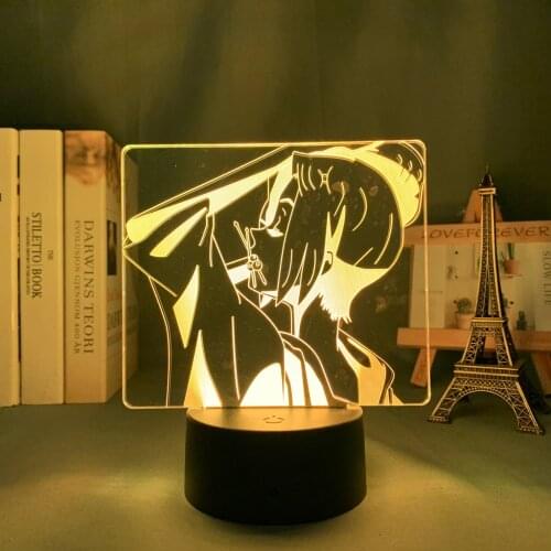 Led Night Light Samurai Champloo for Kids Bedroom Decor Nightlight Birthday Gift Anime Samurai Champloo Gadget Room Table Lamp