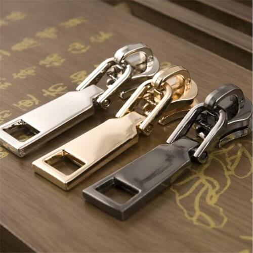 1PCS DIY Accessories No. 5 metal zipper head, detachable pull tab, locomotive zipper head fittings Zipper Sliders