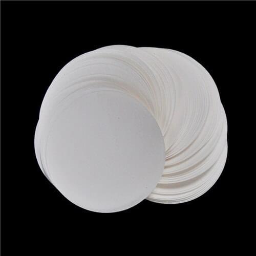 100PCS/bag 7cm Medium Filter Paper Laboratory Filter Paper Medium Speed Funnel Filter Paper Circular Qualitative Filter Paper
