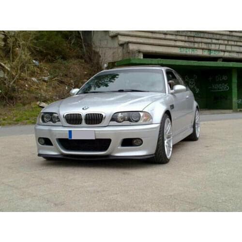 OEM Compatible with BMW 3 Series E46 M M3 Front Bumper CUPRA R Euro Spoiler Lip Valance Splitter 3 piece lip