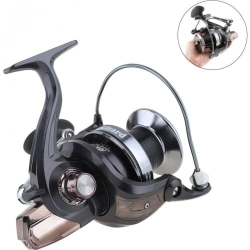 7000 Series 13+1 Ball Bearings 5.1:1 Spinning Fishing Reel Metal Spool 20KG / 44LB Max Drag Trolling Left/Right Interchangeable