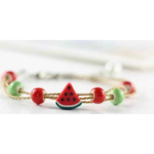 "Color of the season" cute Bracelet female cartoon couple sister Bracelet students simple sweet jewelry #1282