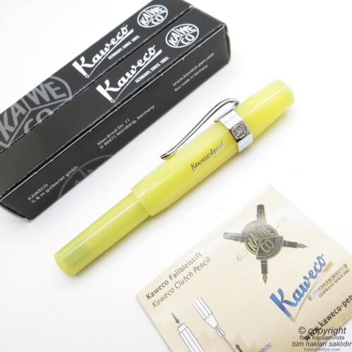Kaweco 10001837 Frosted Sport Roller Pen Light Yellow | İsme Special Pen