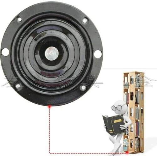 HQ 10"(250MM Diameter) 2.3MM Thick A3 Steel Round Turntable Bearing Swivel Plate Lazy Susan with 9.5MM*64 Full Bearing Balls