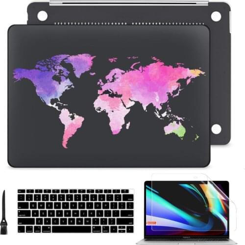 Matte Crystal Laptop Case Keyboard Cover for New MacBook Pro Air 13 2020 A2338 A2289 A1932 A2337 M1 A2179 with Screen Protector