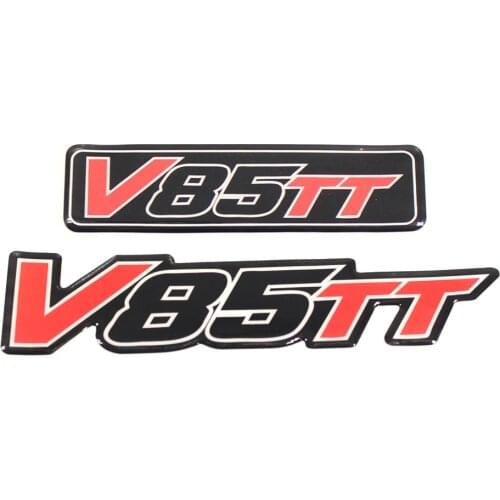 Motorcycle Stickers V85TT For Moto Guzzi V85 Tt Tank Pad Decal Baggage Aluminium Case Protector V 85 Tt Embleem 2019