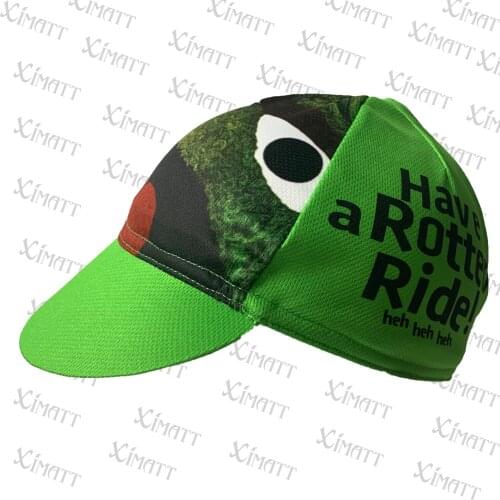 New Summer Classic Have a Rotten Ride Polyester Cycling Caps Green Quick Drying Men And Women Wear Customizable