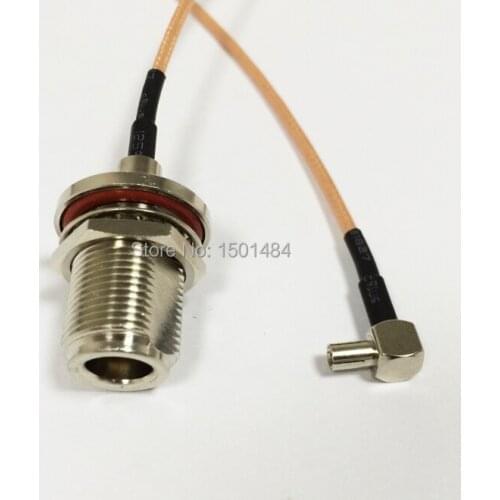 New N Female Jack Connector Switch TS9 Convertor RG316 Wholesale Fast Ship 15CM 6" Adapter