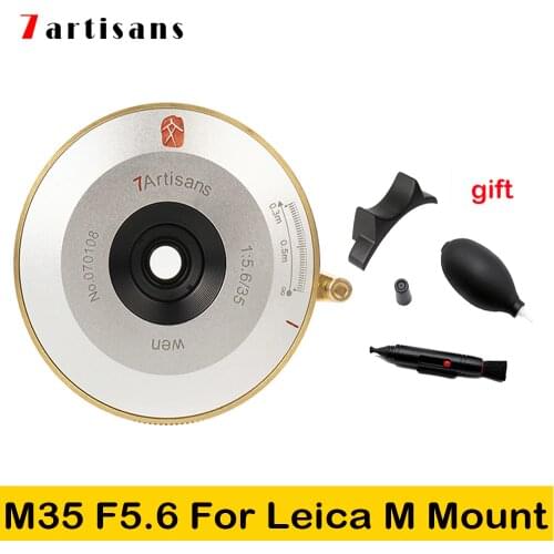 7Artisans M35 35mm F5.6 Humanistic Constant Aperture Lens for Leica M M10 M240 M-P240 M-TYP246 M-P Mount Cameras,Free shipping