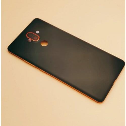 OEM New For Nokia 7 Plus TA-1062 TA-1046 TA-1055 Battery Cover Rear Back Door Housing Case With Lens +SIM card Repair parts