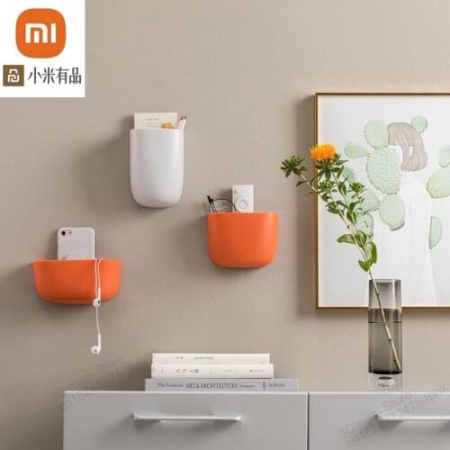 Original xiaomi youpin smart home wall-mounted storage box three sizes can be fixed sticky design simple storage 3 color