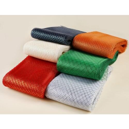 16cm wide Flat Crinoline - small square - Horsehair Braid Ribbon for Hats and Fascinators 22 meters