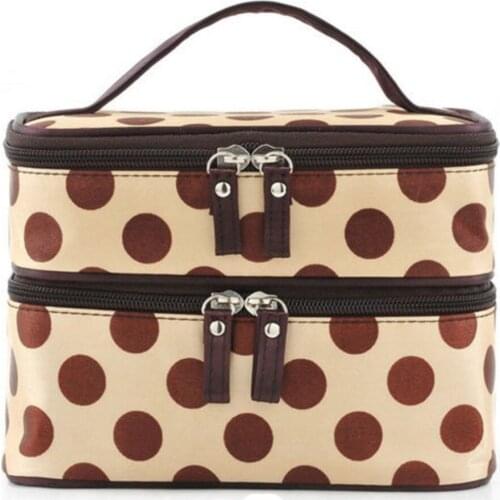 Sale Travel Toiletry Beauty Cosmetic Bag Makeup Case Organizer Zipper Holder Handbag Bolsa De Maquillaje Trousse De Maquillage