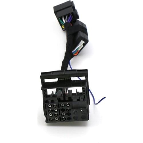 RCD330 Plus Car Plug&Play ISO Quadlock Adapter Cable CANBUS Decoder Simulator