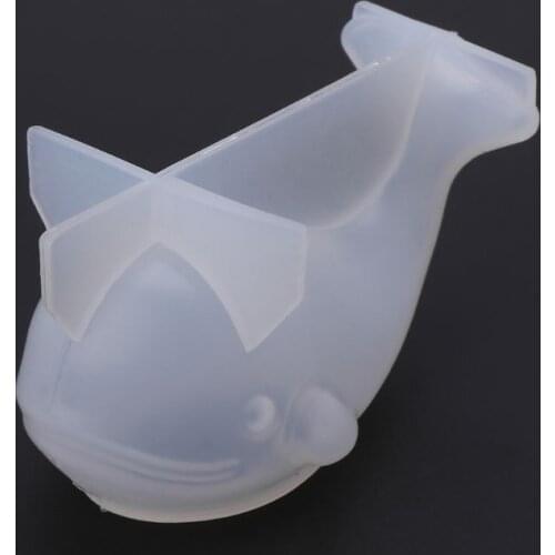 Silicone Mold Mirror DIY Epoxy Resin 3D Dolphin Animal Molds Jewelry Making Pendant Handmade Crafts Decoration Desk Ornaments