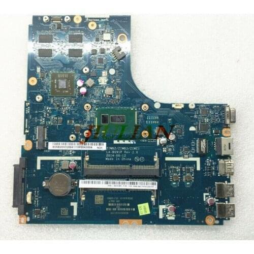 Changing motherboard For Lenovo B50-80 N50-80 Laptop Motherboard 5B20K84256 ZIWB2 / ZIWB3 / ZIWE1 LA-B091P 2G Test Function
