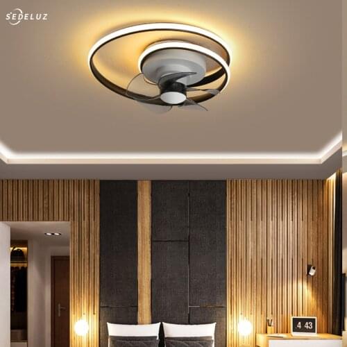 Modern Remote Control Ceiling Fan Light Bedroom Dining Room Living Room Light Minimalist Ceiling Fan Light