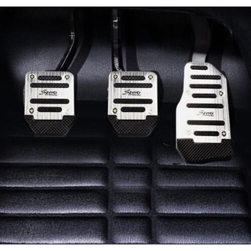 Universal aluminum slip car pedal car model for LADA Priora Sedan sport Kalina Granta Vesta X-Ray XRay