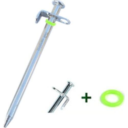 1pcs Outdoor Camping High Strength Steel Stake Rope Spike Canopy Tent Peg Hard 30cm Camping Accessories Tent Peg