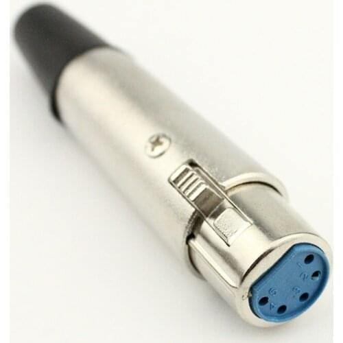 10pcs/lot Five-core card female head Small bridge 5-core Canon head Canon female microphone head Card female head