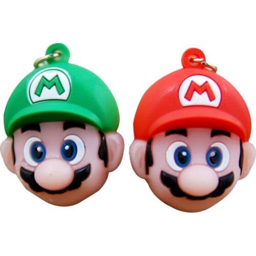 2Colour Classic Games Pendant Q Version Keychain Keyring Toy Figures For Kids Gift