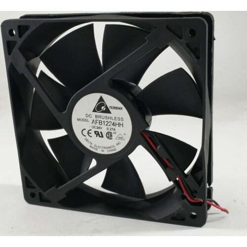 AFB1224VH original Delta DELTA 12025 24V 0.35A 12 cm inverter cooling fan