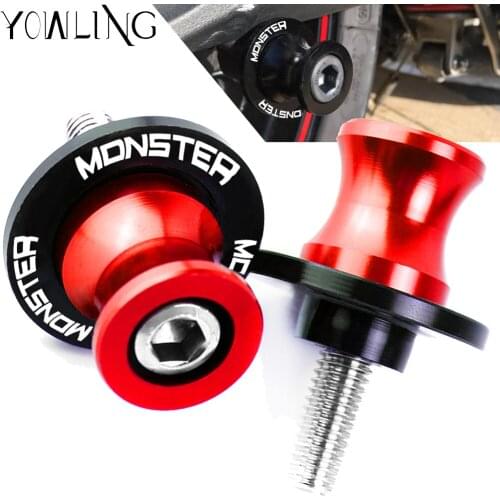Motorcycle Accessories Swingarm Spools slider M6 stand screw For DUCATI MONSTER 695 696 796 797 821 Monster 821 1200 1200S 1200R