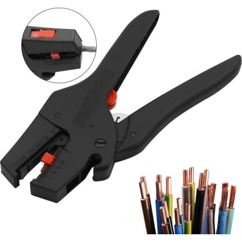 Stripping Pliers Automatic 0.08-2.5mm 28-13AWG Cutter Cable Scissors Wire Stripper Tool FS-D3 Multitool Adjustable Precision