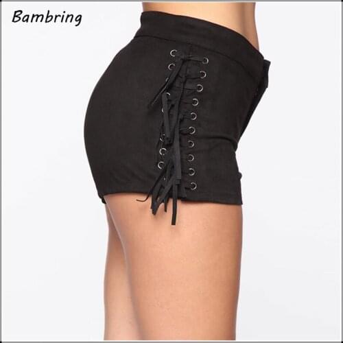 Bambring Women's Leather Shorts