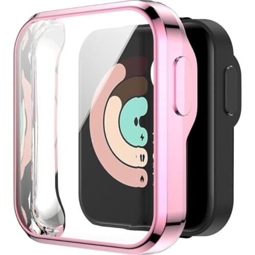 Anti-scratch TPU Watch Case Screen Protective Cover for -Xiaomi Mi Watch Lite Redmi Watch Smart Watch Accessories