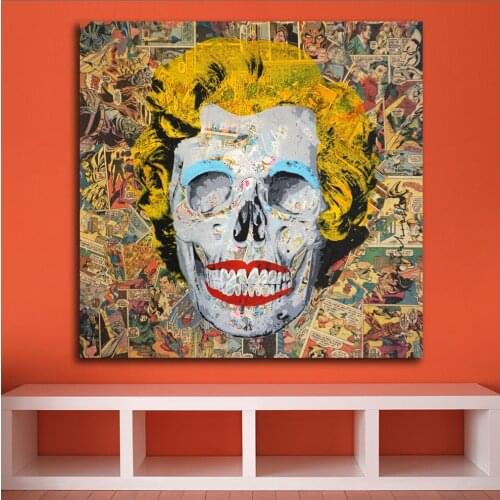 Large size Printing Oil Painting beauty Monroe Reborn wall art canvas prints pictures for living room and bedroom No Frame