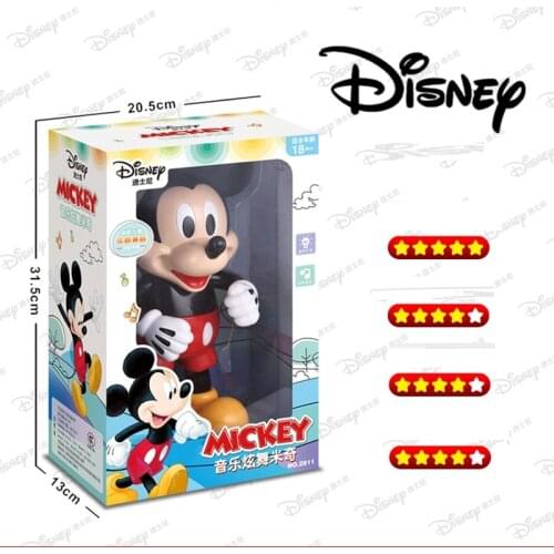 Disney cartoon Mickey Doll Original Music And Dance Toys Animal Electronic Dolls Original Mickey Toys Lighting Doll