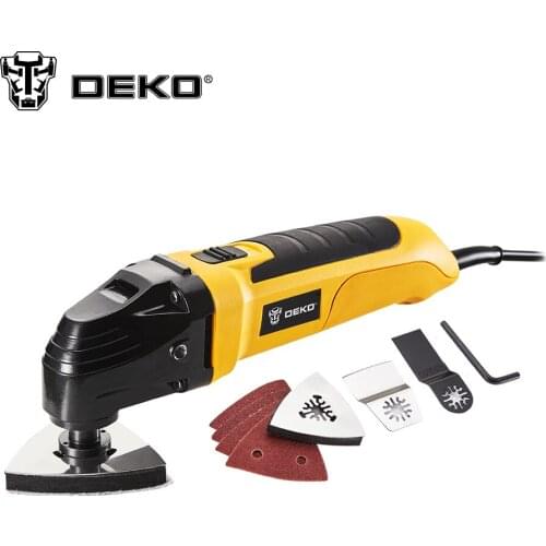 DEKO 220V AC Multi-Function Electric Saw Renovator Tool Oscillating Trimmer Home Renovation Tool Trimmer woodworking Tools