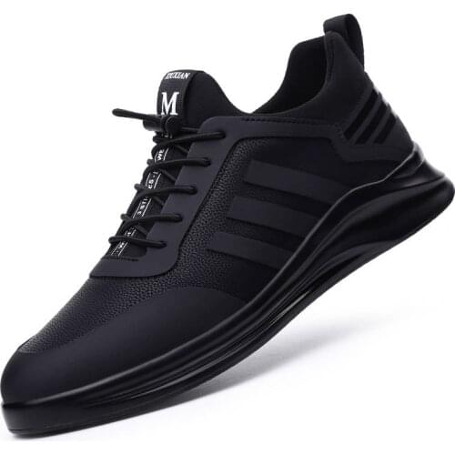 Mens Running Shoes Breathable Comfortable Casual Height Increasing Man Sneakers Non-slip Wear-resisting Men Sport Shoes