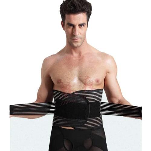Men 's belly waist belt waist corset slimming belt waist shapers cincher body building