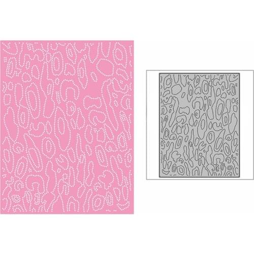 New Spotted Small Lake Background Plate Craft Embossing Mold 2021 Metal Cutting Dies for DIY Scrapbooking Album Card Making