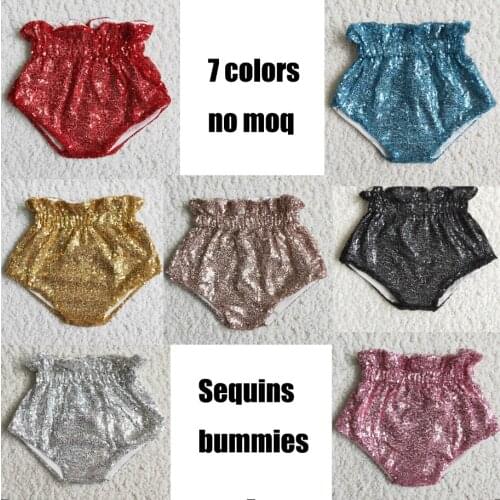 New Design Girl Boy Summer Sequins Bummies Fashion Baby Kid Boutique Wholesale Clothes children High Quality rts no moq hot sale