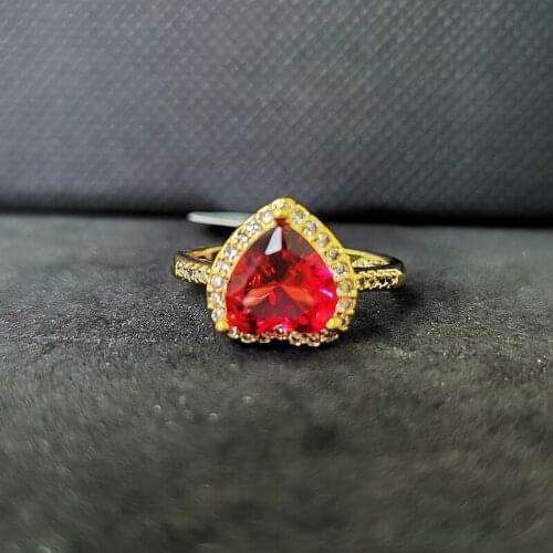 Wholesale Heart Rings, Fashion Jewelery 2021 New, Romantic Wedding Ring, Gold Color Jewelry