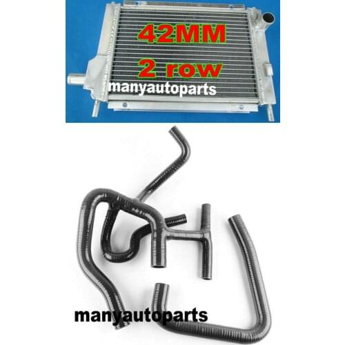 Fit FOR MINI COOPER S MPI 1275/1.3L 1997-2001 ALUMINUM ALLOY RADIATOR+HOSE 1999 2000
