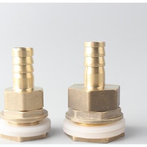 Water Tank Tower Hose Connector Aquarium Accessories Brass 3/4‘’ 1‘’ Thread To 8/10/12/14/16/19/25/32Mm Joint Irrigation Adapter