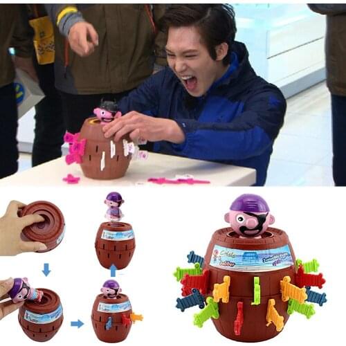 Christmas Gift Kids Children Funny Lucky Stab Pop Up Toy Gadget Pirate Barrel Game Toy