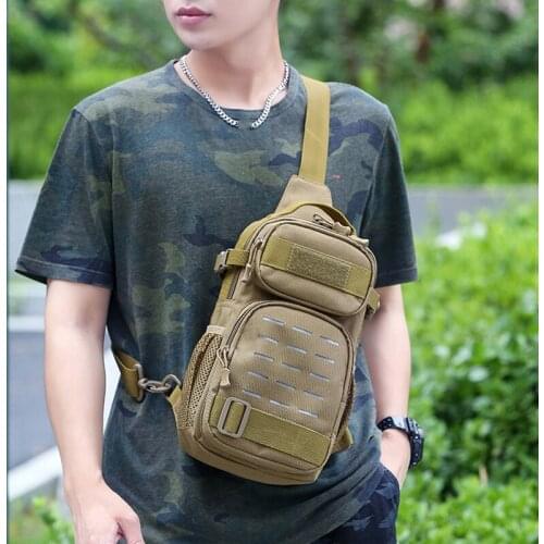 Tactical Miliatry Chest Bag Camping Shoulder Sling Army Climbing Outdoor Hiking Hunting Fihsing Backpack Travel Bag Molle X217WA