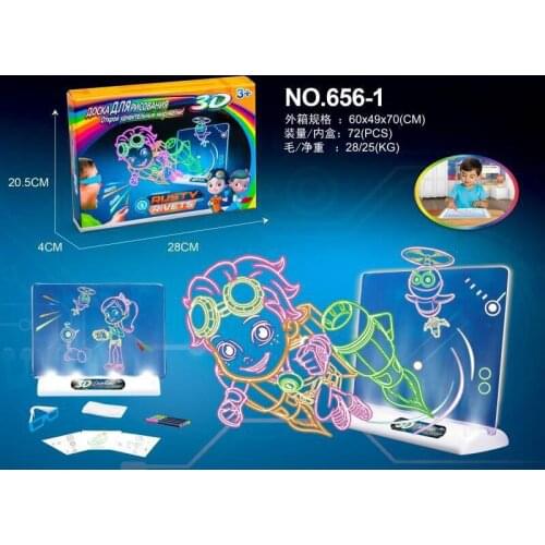 Magic 3D Drawing Board 3D Childrens Science and Education Puzzle Board 3d Childrens Graffiti Board