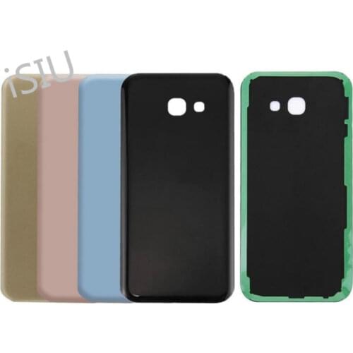 Back Cover For Samsung Galaxy A3 A5 A7 2017 A320 A520 A720 Battery Cover Rear Case Glass Phone Housing