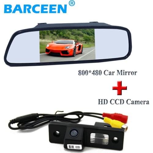 5" car rear reversing mirror monitor lcd display with car back up camera for CHEVROLET EPICA/LOVA/AVEO/CAPTIVA/CRUZE/LACETTI
