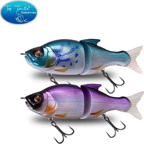 Jointed Bait Swimbait Artificial Fishing Lure Crankbait Hard Fishing Bait 110mm 37g