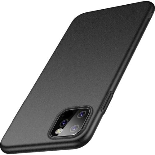 For Apple iPhone 12 Mini Super Hard Matte Black Phone Cover For iPhone 11 Pro Max Ultra-Thin Phone Case for iPhone 6.1 inch case