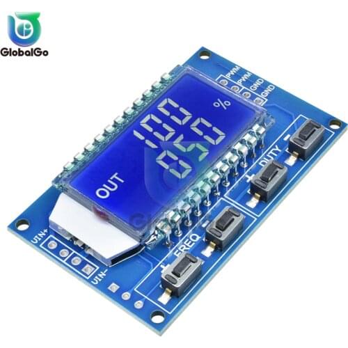 1 Channel Signal Generator PWM Pulse Frequency Duty Cycle Adjustable Module LCD Display 1Hz-150Khz 3.3V-30V PWM Board Module