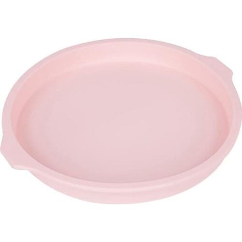 Kapmore 1pc Silicone Cake Mold Round Heat Resistant DIY Soft Baking Mold Cake Pan Bakeware Pan Baking Tools Accessories